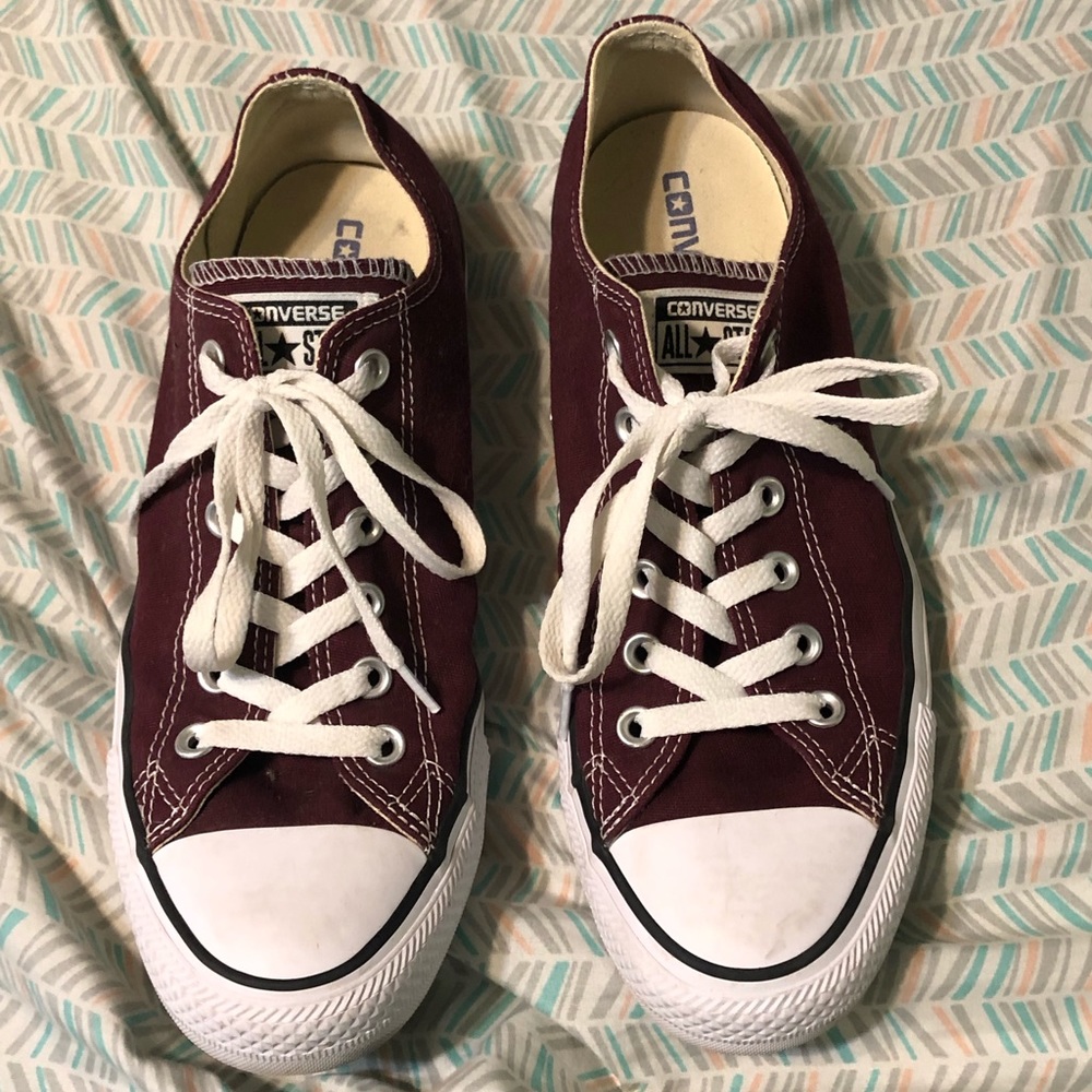 Maroon Converse